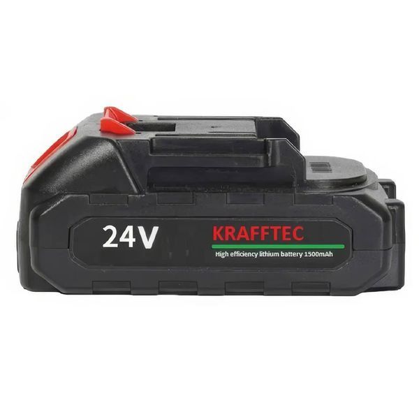 Літій-іонний акумулятор KRAFFTEC 24V 1500mAh для електроінструментів, Акумулятори для дриля шуруповерта ws55417 фото