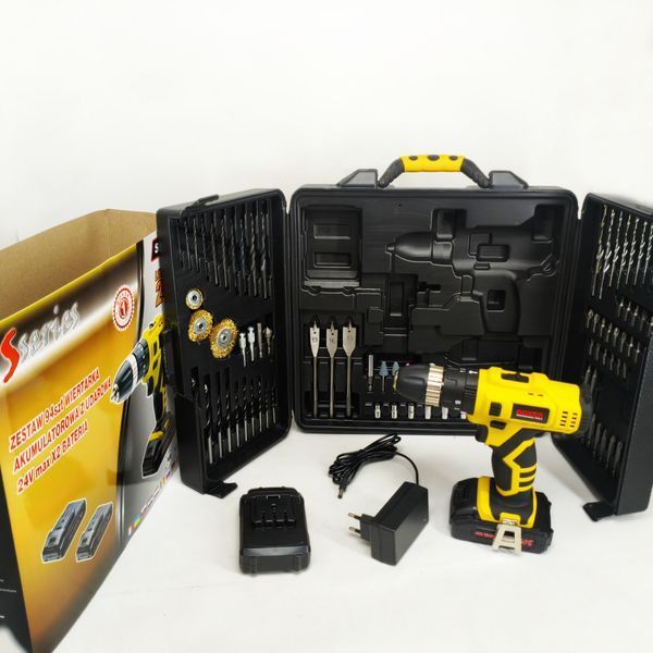 Портативний акумуляторний шуруповерт Boxer SR-041 24В ws96144 фото