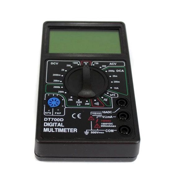 Цифровий мультиметр Digital Tech DT700D великий дисплей (зі звуком), мультиметр із захистом ws28459 фото