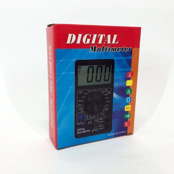 Цифровий мультиметр Digital Tech DT700D великий дисплей (зі звуком), мультиметр із захистом ws28459 фото