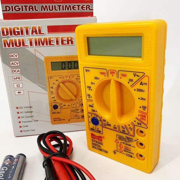 Мультиметр HAOYUE DT830D yellow ws34768 фото