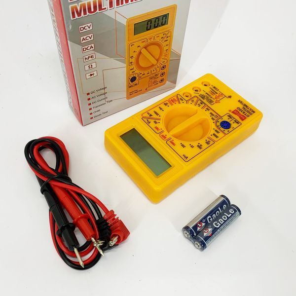 Мультиметр HAOYUE DT830D yellow ws34768 фото