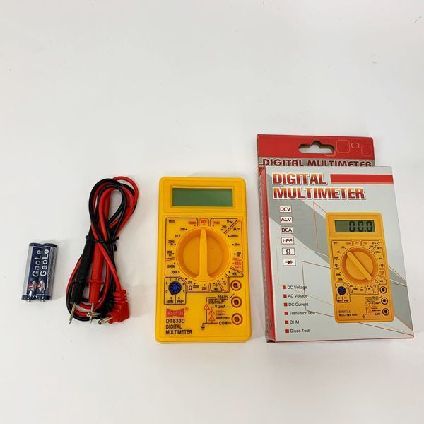 Мультиметр HAOYUE DT830D yellow ws34768 фото