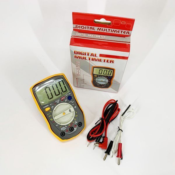 Мультиметр HAOYUE DT-33C Вимірювання: V (AC/DC), A (AC/DC), &Omega;, hFE, дзвінки. Data Hold, тест діодів ws24543 фото